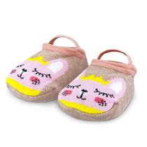 Meia Sapatilha Infantil Antiderrapante (06 a 12Meses) e (01 a 03Anos) Adoleta Bebê