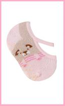 Meia Sapatilha Infantil Antiderrapante - Menina Bebê Rosa Meia Sapatilha Infantil Antiderrapante - Menina Bebê Rosa