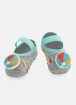 Meia sapatilha infantil aplique bola antiderrapante Puket