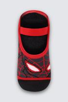 Meia Sapatilha Marvel Vingadores Homem Aranha Preto - Lupo Meia Sapatilha Marvel Vingadores Homem Aranha Preto - Lupo
