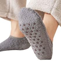 Meia Sapatilha Masculina Térmica Solado Antiderrapante Cores Sortidas - Soft Felpuda Fofinha Meia Sapatilha Masculina Térmica Solado Antiderrapante Cores Sortidas - Soft Felpuda Fofinha