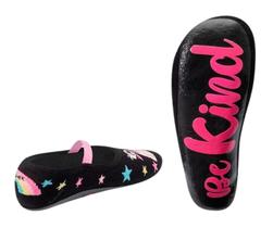 Meia Sapatilha Pansocks Infantil Feminina Antiderrapante Be Kind Cisne Puket 70702