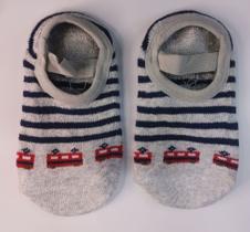 Meia Sapatilha Pilates Infantil menino com Estampas Antiderrapante han