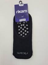 Meia Sapatilha Pilates Masculina Preta Tam 38 a 43 Rikam 17046 Meia Sapatilha Pilates Masculina Preta Tam 38 a 43 Rikam 17046