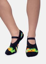 Meia Sapatilha Puket Antiderrapante Infantil Jacaré Azul Marinho 23 a 33 Meia Sapatilha Puket Antiderrapante Infantil Jacaré Azul Marinho 23 a 33