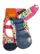 Meia Sapatilha Sola Emborrachada Puket Antiderrapante Meia Sapatilha Sola Emborrachada Puket Antiderrapante