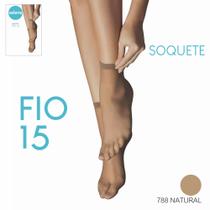 Meia Selene 9870.001 Soquete Fio 15