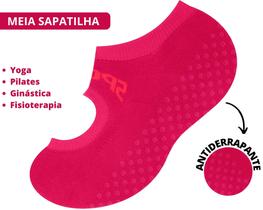 Meia selene antiderrapante pilates yoga sport-qualidade top