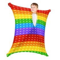 Meia Sensorial Corporal Mrazqev Arcoíris Tamanho Médio para Autismo Meia Sensorial Corporal Mrazqev Arcoíris Tamanho Médio para Autismo