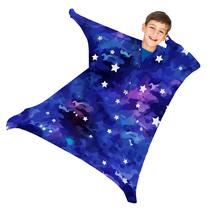 Meia Sensorial Mrazqev Grande Azul com Estrelas Luminosas Meia Sensorial Mrazqev Grande Azul com Estrelas Luminosas
