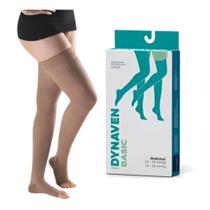 Meia Sigvaris 7/8 Dynaven Basic 973 30-40 mmHg Bege