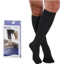 Meia Sigvaris Actitud 3/4 192B Masculina 20-30 mmHg Preta