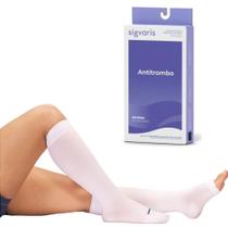Meia Sigvaris Antitrombo 3/4 18-23 mmHg 401E Branca