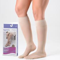 Meia Sigvaris Audace 15-20 mmhg 3/4 120b Ponteira Fechada