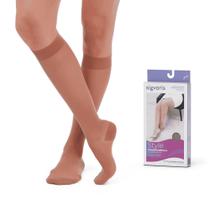 Meia Sigvaris Ever Sheer 3/4- ponteira fechada - bege Meia Sigvaris Ever Sheer 3/4- ponteira fechada - bege