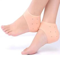 Meia Silicone Anti Rachadura Calcanhar Hidratante Protetor