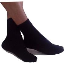 Meia Social Algodão Kit Com 12 Pares preto Alta Qualidade