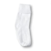 Meia social branca lisa - brando