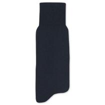 Meia Social Cano Longo Mash Masculina Lisa Algodão Punho