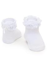 Meia Soquete com Aplique Menina Lisa - Puket Meia Soquete com Aplique Menina Lisa - Puket