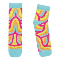 Meia Soquete Feminina Infantil Cano Curto Floral de Menina 10240132 Meia Soquete Feminina Infantil Cano Curto Floral de Menina 10240132