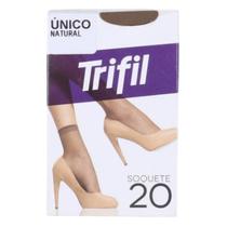 Meia Soquete Feminina Social Básica Natural Fio 20 - Trifil Meia Soquete Feminina Social Básica Natural Fio 20 - Trifil