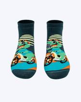 Meia Soquete Infantil Masculina Com Sola Emborrachada Dino Miami Puket 010406382 Meia Soquete Infantil Masculina Com Sola Emborrachada Dino Miami Puket 010406382