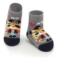 Meia Soquete Pansocks Baby Gatinho Pirata - 15 A 18