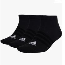Meia Sportswear Kit Com 3 No Show Preto Tam G