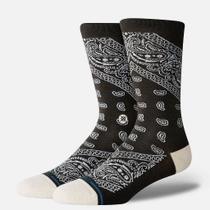 Meia Stance Barrio Crew Socks Black Meia Stance Barrio Crew Socks Black