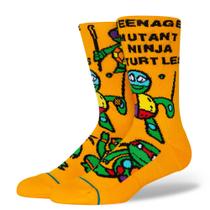 Meia Stance Collab Teenage Mutant Ninja Turtles Amarela