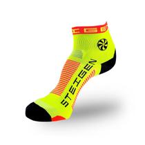 Meia Steigen cano baixo - Fluro Yellow