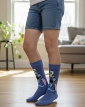 Meia Stitch Cano Longo Adulto 34 43 Algodao Divertsocks