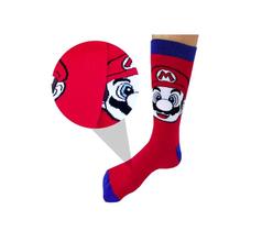 Meia Super Mario Divertidas Personalizadas Pronta Entrega Algodão Adulto