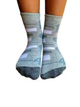 Meia teen est mescla grafite mescla preto26-33 ref-20003005