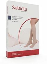 Meia Terapêutica de Compressão 30-40mmHg Classic Algodão Bege Selecta
