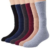 Meia Térmica Soft Felpuda Cano Alto Inverno: Kit 6 Pares Sortidos Adulto Masculino