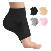 Meia Tornozeleira Para Calcanhar Silicone Dor Rachadura