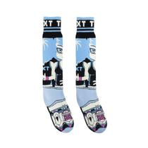 Meia Traxart Inline Desenhada Patinadora Azul DZ-077