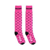 Meia Traxart Inline Quadradinhos Pink DY-020