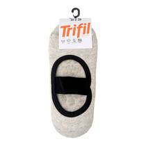 Meia Trifil AF Sapatilha FaixaLarga Antiderrapante Pilates T6010I Cor Mescla Areia Tamanho:34-39 Meia Trifil AF Sapatilha FaixaLarga Antiderrapante Pilates T6010I Cor Mescla Areia Tamanho:34-39