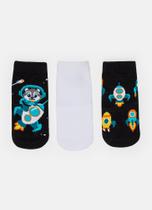 Meia Tripack Bebê Lobo - Puket