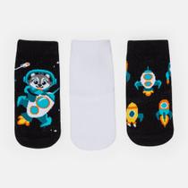 Meia Tripack Bebê Lobo Puket