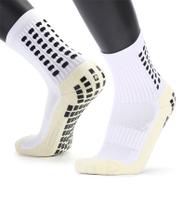 Meia Trusox Branca Antiderrapante Alta Performance