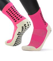 Meia Trusox Rosa Antiderrapante Alta Performance