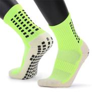 Meia Trusox verde Limão Antiderrapante Alta Performance