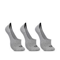 Meia Ultra Invisível Olympikus Feminina - Pacote com 3 Pares