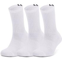 Meia Under Armour Core Cotton Cano Alto Unissex - Pacote com 3 pares