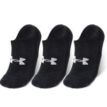 Meia Under Armour Cotton Invisivel 136789 Pacote Com 3 Pares Unissex