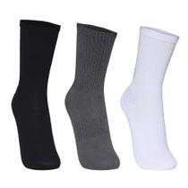 Meia Unissex Under Armour Core Cotton Cano Alto - Pacote com 3 pares